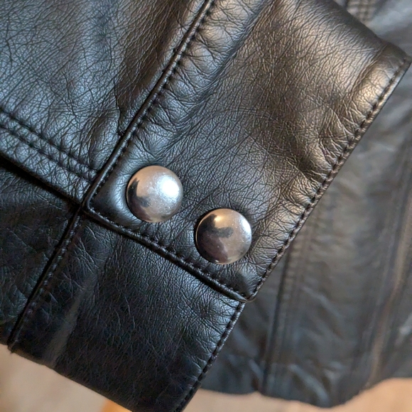 Women's brand new faux leather bomber jacket size XL - Picture 5 of 11